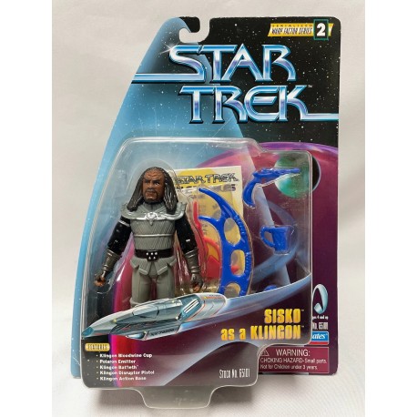 Sisko as a Klingon MOC – Star Trek DS9 Warp Factor Series 2 Playmates 1997