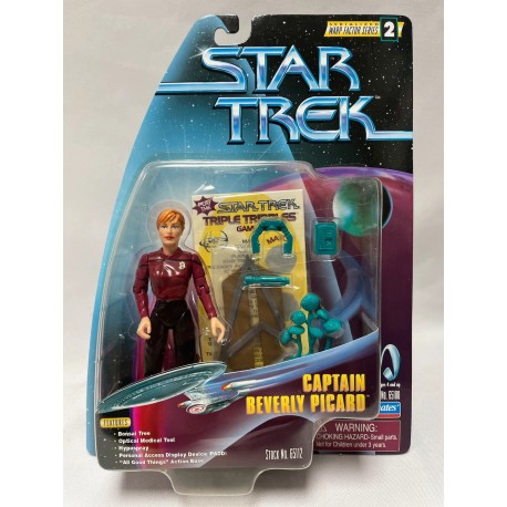 Captain Beverly Picard MOC – Star Trek Warp Factor Series 2 Playmates 1997