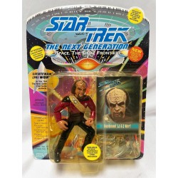 Lieutenant (J.G.) Worf First Season Uniform MOC – Star Trek The Next Generation Playmates 1992