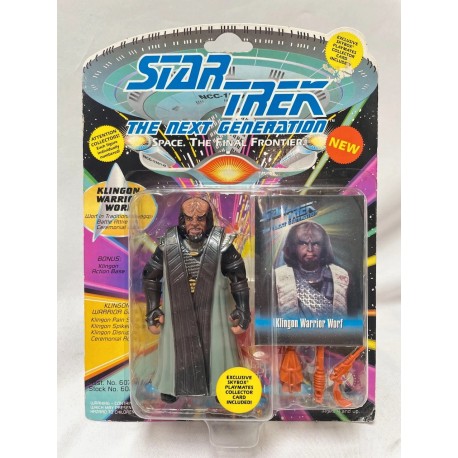 Klingon Warrior Worf MOC – Star Trek The Next Generation Collector Series 7th Season Playmates 1995