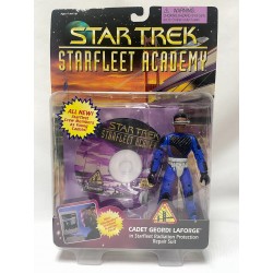 Cadet Geordi LaForge MOC CD-Rom – Star Trek Starfleet Academy Playmates 1997