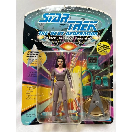 Lt. Commander Deanna Troi Jumpsuit MOC – Star Trek The Next Generation Playmates 1993