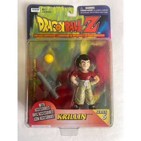 Krillin with hair MOC series 6 - Irwin 1999 Dragonball Z DBZ