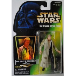 Han Solo In Endor Gear MOC US w/ holographic sticker