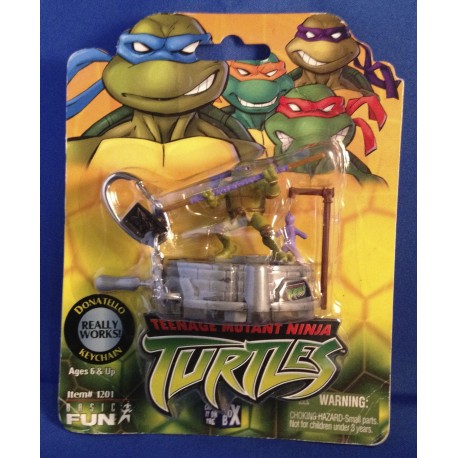 Donatello action keychain