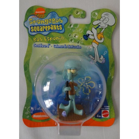 Squidward from SpongeBob with clarinet MOC - Mattel