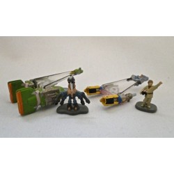 Anakin and Gasgano loose with Pod Racers Micro Machines Star Wars