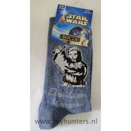 Obi-Wan Kenobi Socks 35-38 EUR 12 1/2-3 1/2 UK 2002