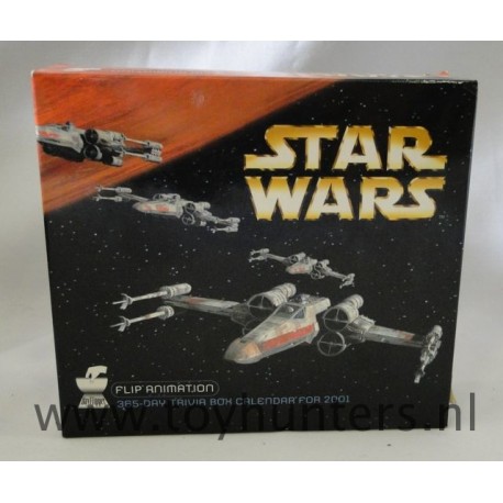 365 Trivia Box Calendar for 2001 Flip Animation Star Wars unused