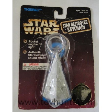 Star Destroyer Keychain loose with card Tiger asis