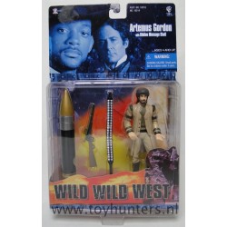 Artemus Gordon w/hidden message shell MOC - Wild Wild West - WB Toys 1999