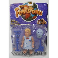 Fillin’ Station Barney MOC - The Flintstones Movie - Mattel 1993