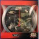 Space Battle 3D Wall Clock Revolving Naboo Starfighter - Star Wars Episode I MIB