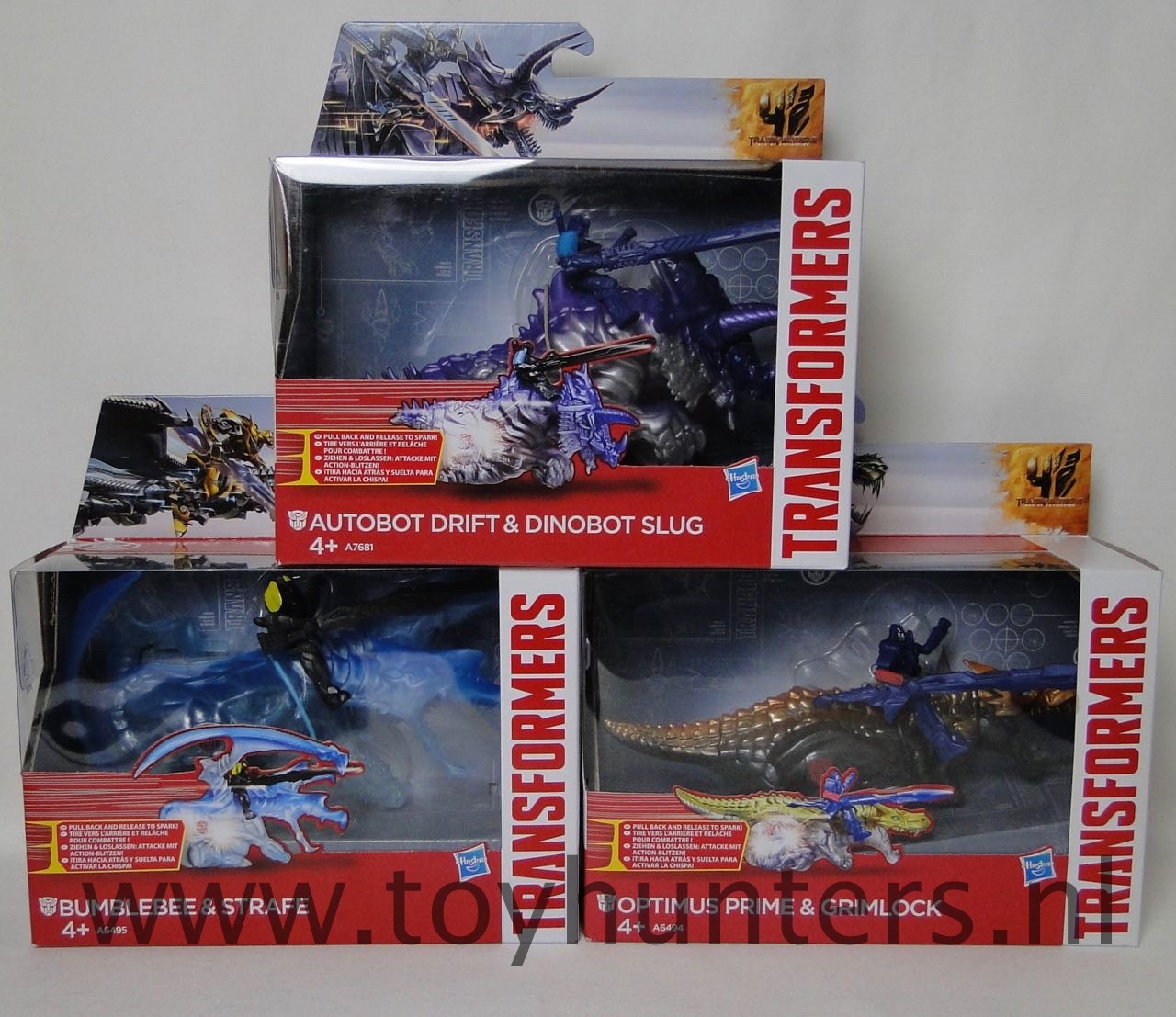 Dino Sparkers Transformers Age Of Extinction Grimlock Toy Set-of-3