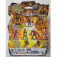 Tasaru with 3D card MOC - 10CM Action Figure Gormiti