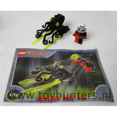 Ogel Drone Octopus - Alpha Team Mission Deep Sea - LEGO 4799 as is