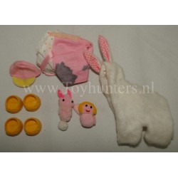 Overalls & Bunny Suit - MLP Pony Wear - Hasbro 1985