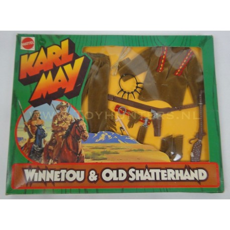 Winnetou set MIB - Karl May Big Jim - Mattel 1975 no 9415