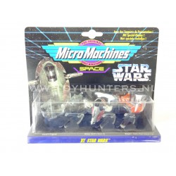 set of 4x Podracing Star Wars Micro Machines Episode I Hasbro 1999