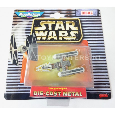 Y-Wing Starfighter Die Cast Metal Star Wars Micro Machines