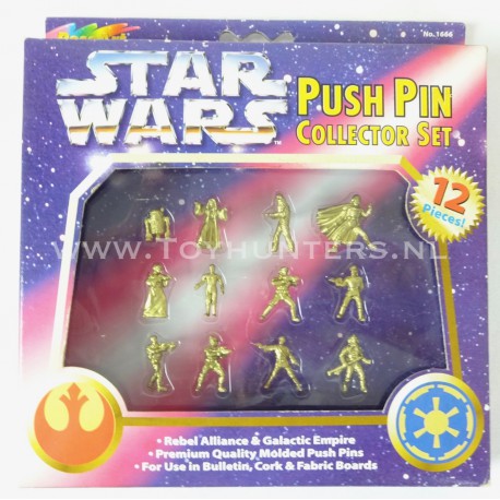 Push Pin Collector Set MIB Punaise Star Wars Micro Machines SHARP NO TOY!