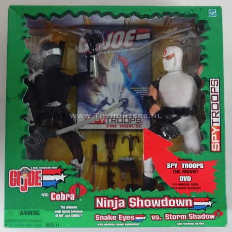 Ninja Showdown - Snake Eyes vs Storm Shadow GI Joe Hasbro 2003