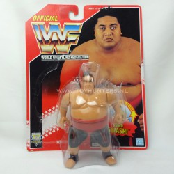 Yokozuna PERFECT LOOSE w/card + bubble - Series 8 - 1994 WWF Hasbro